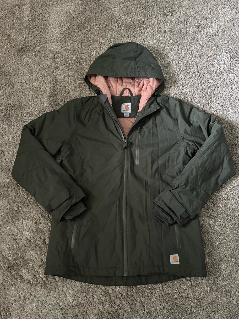 Carhartt Elmira Storm Defender Insulated Jacket Women’s S Waterproof Hooded